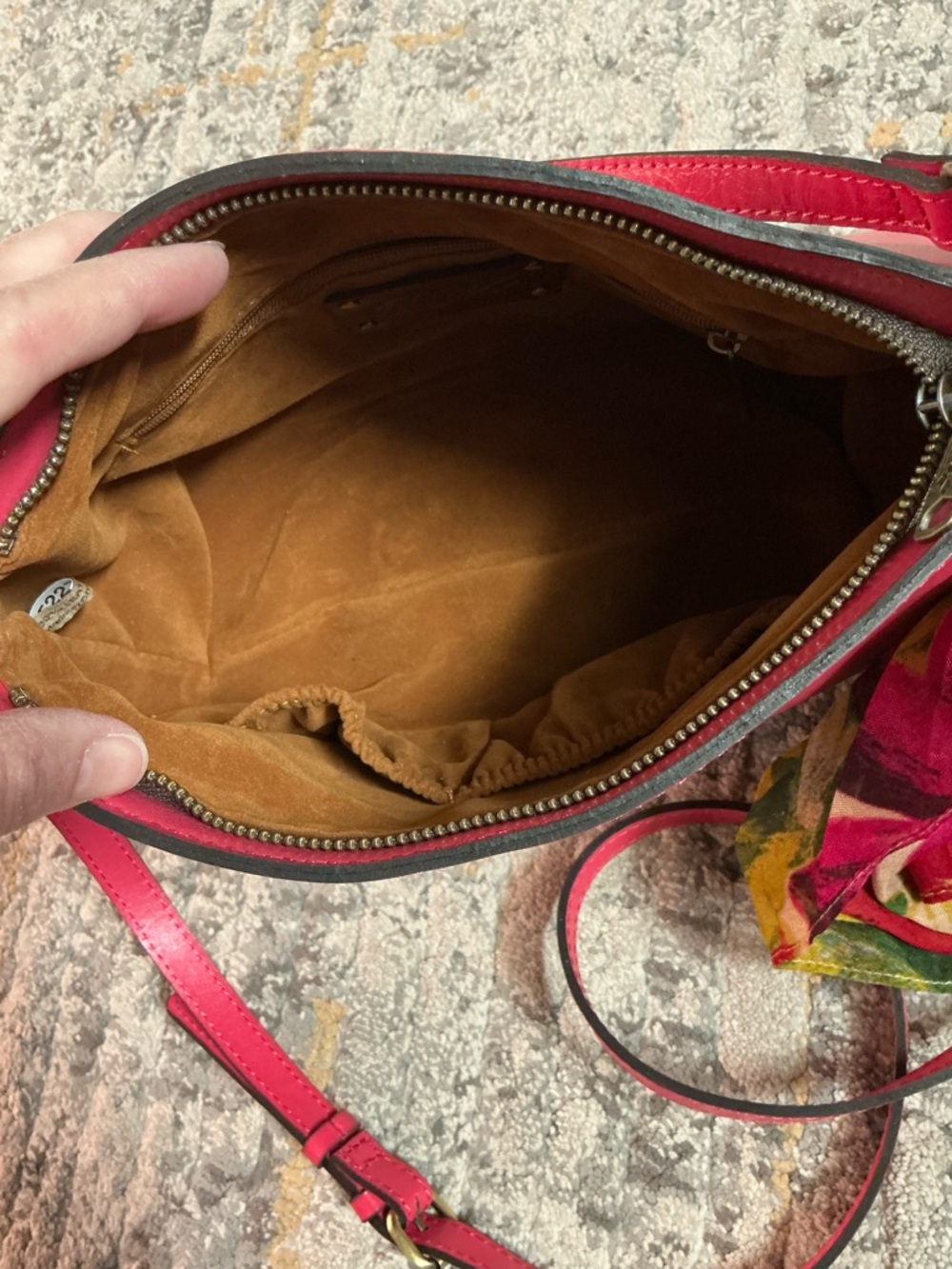 PATRICIA NASH IKARIA LEATHER SHOULDER BAG! EUC! - Picture 9 of 12